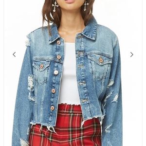 Distressed Denim Jacket